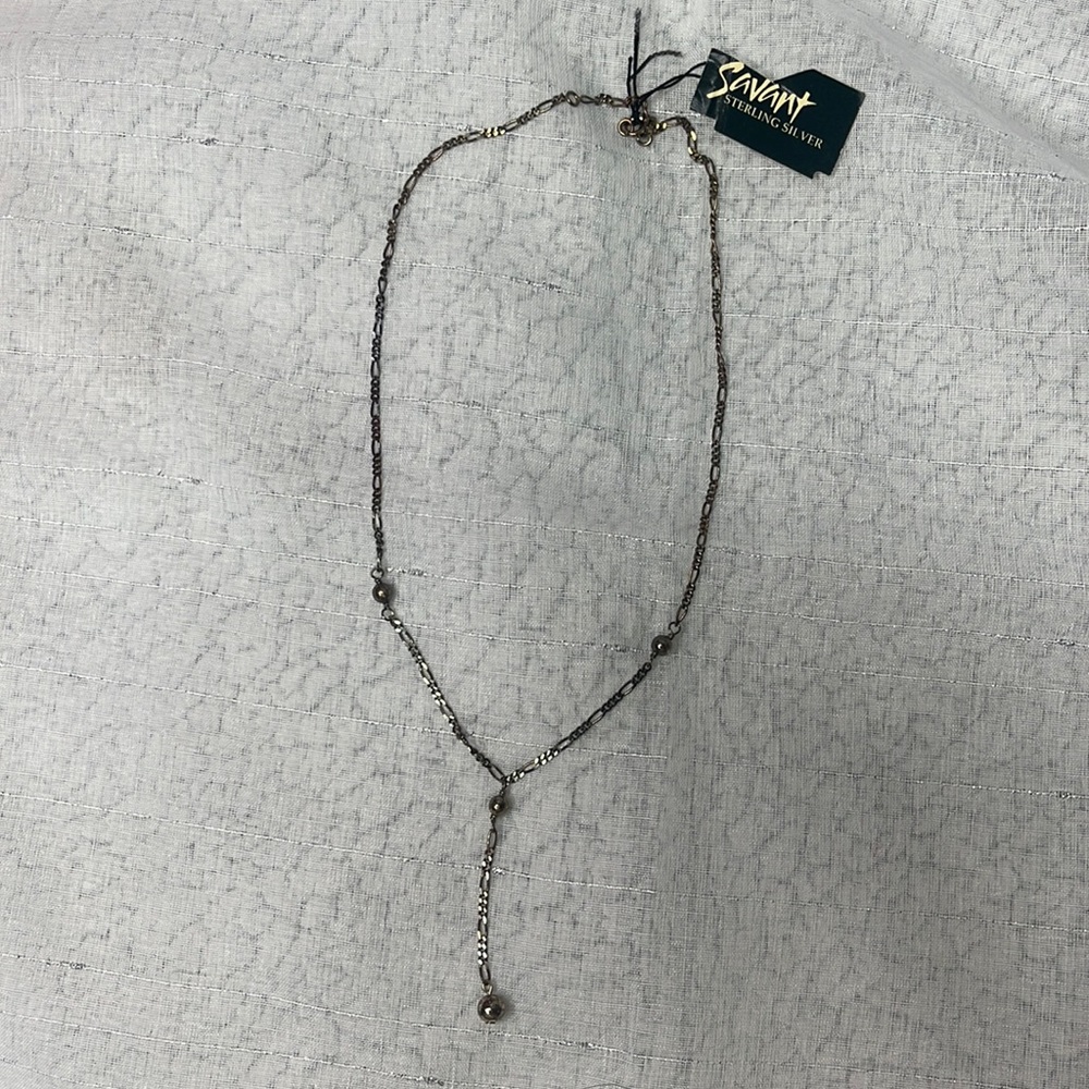 Savant Sterling Silver Vintage Necklace Chain New